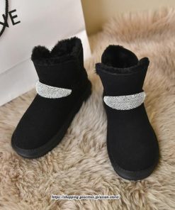 ブーツ | ムートンレディース 靴 スノーシューズ 裏起毛 防寒 内ボア 冬靴 おしゃれ 2022新作 美脚 疲れない 保温 美脚 歩きやすい あったか 可愛い 冬