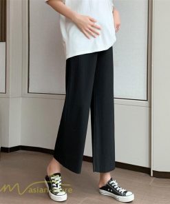 パンツ レギンス | ワイドパンツ マタニティウェア 妊婦服 サマーパンツ 着痩せ 上品 無地 マタニティパンツ 大きいサイズ サマー 夏服 お出かけ 日常感 妊婦服 産前 ウエストゴム