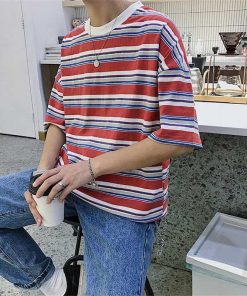 Tシャツ | Tシャツ メンズ 半袖 ボーダー カットソー カジュアル 大きいサイズ 夏新作 サマートップス プレゼント ギフト クルーネック ゆったり 上品