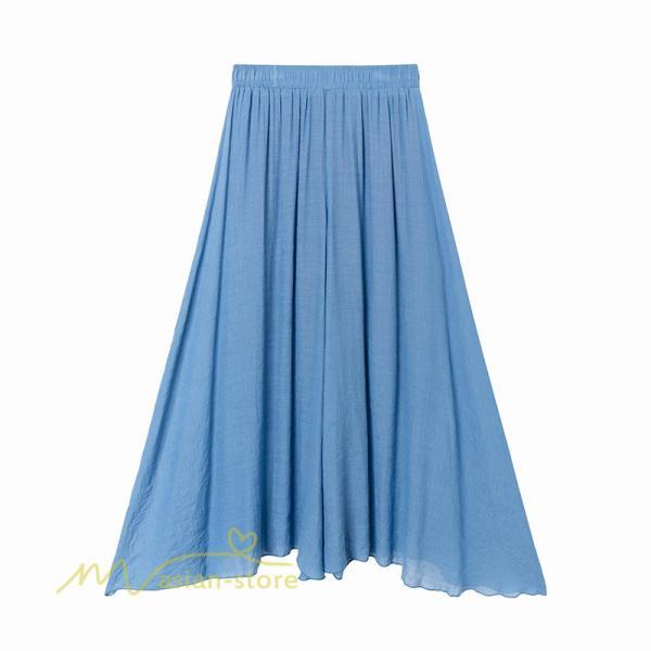 新作 | リネンパンツ 夏 ガウチョパンツ スカーチョ 体型カバー ワイドパンツ レディース ガウチョ ボトムス ゆったり 涼しい キュロット 春夏 ウエストゴム ズボン