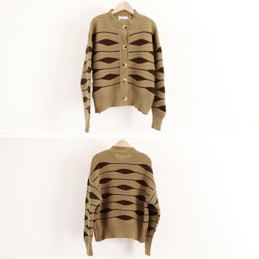 ニット・セーター | ニットカーディガン 秋冬レディース 配色