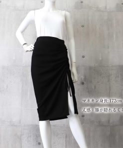 タイトスカート | 編み上げレースアップスカートハイウエスト