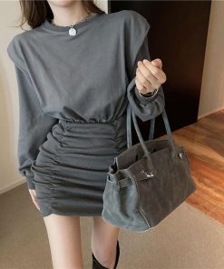 ワンピース | タイトシャーリング 韓国風