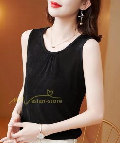 キャミソール タンクトップ | ニット トップス レディース ショート丈 タンクトップ 夏ノースリーブ インナーウエア インナーウェア 20代30代40代50代 キャミソール カジュアル ママ 下着