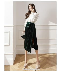 スカート | ロングレディース ロング丈 スウェット オシャレ スリット キレイめ 着痩せ 大人フェミニン 2022 新作 通勤 30代 50代 20代 通学 40代