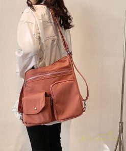 女性用バッグ | ショルダーバッグ レディースバッグ 2way 斜めがけ 肩掛けバッグ 通勤 通学 買い物 エコバッグ ファスナー 旅行 シンプル 大学生 おしゃれ ポケット多い