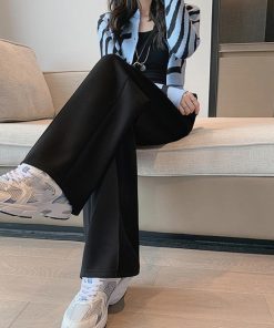 ワイドパンツ | スウエットパンツ 脚長 ストレートパンツ