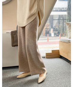 ニット・セーター | ニット レディース 秋冬 厚手 トップス セーター 秋服コーデ 長袖 ブランド裾 不規則 スリット ゆったり ニットセーター 大人 上品 ハイネック 無地 30代