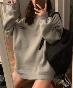 パーカ | 裏起毛 オーバーサイズ プルオーバー 体型カバー 長袖 トップス トレーナー スウェット レディース