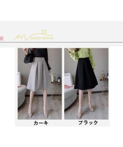 スカート | レディース 春夏 ペンシルハイウエスト オフィス 膝下丈 韓国 結婚式 パーティー フォーマル ビジネス 通勤 着痩せ きれいめ カジュアル OL