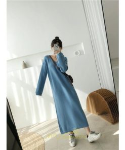 ニットワンピース | レディース 冬 きれいめ ニットフレア ロング おしゃれ 秋冬 長袖 送料無料 可愛い 萌え袖 上品 秋冬コーデ 20代30代40代50代 がーりー