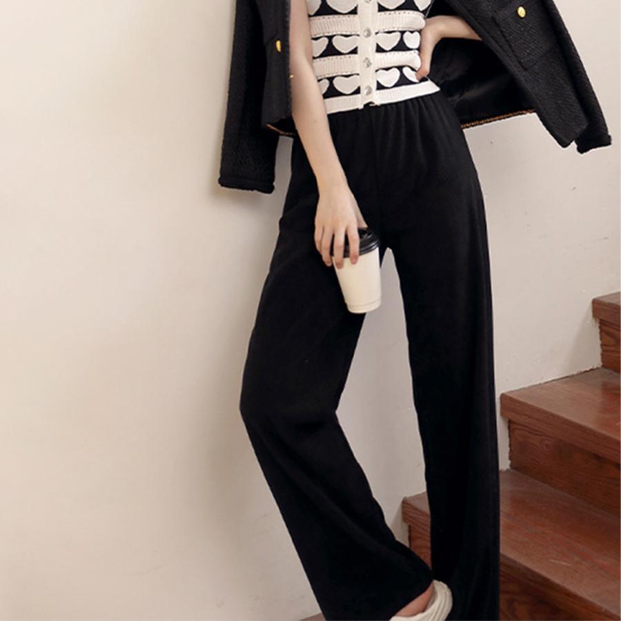 ワイドパンツ | セミハイウエスト 美脚