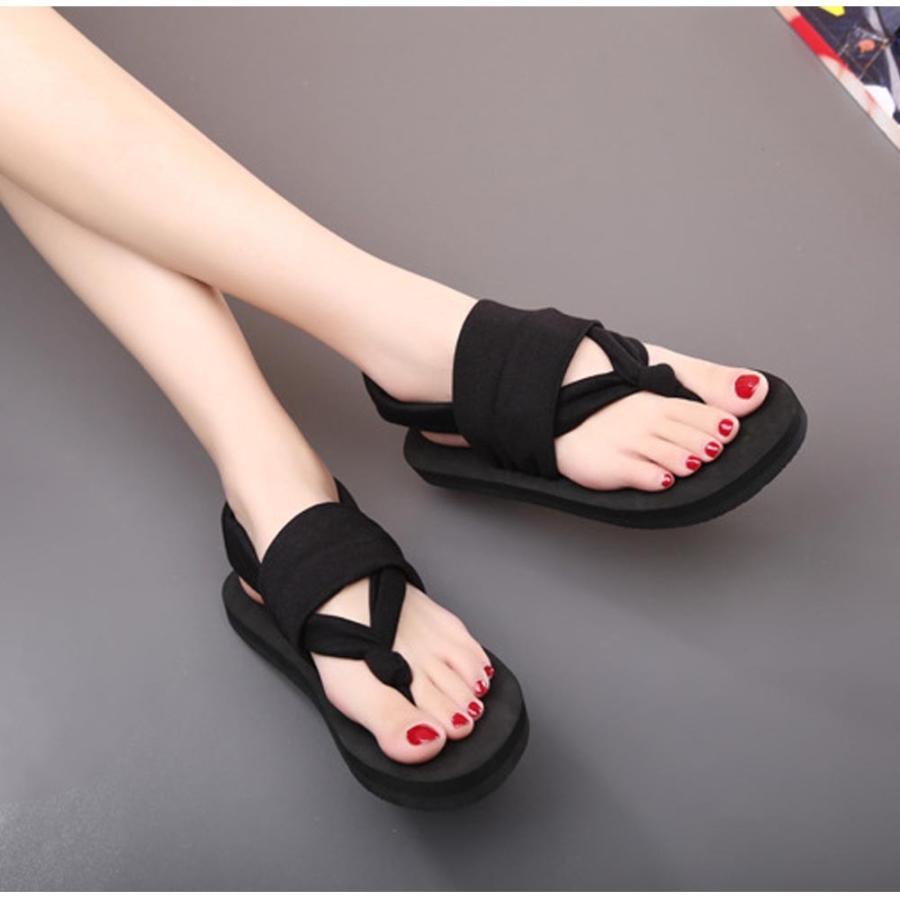 サンダル | 疲れない トングレディース フラットビーチビーサン