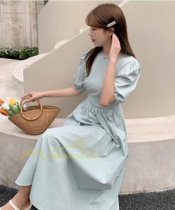 マキシ | ワンピース プリーツワンピース レディース マキシワンピース 無地 森ガール ナチュラル服 エレガント 30代 40代 韓国ファッション 50代 上品 カジュアル 着痩せ