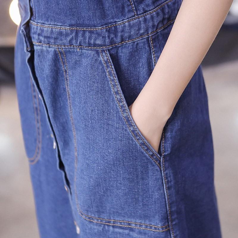 オーバーオール サロペット | オーバーオール デニムサロペットスカート ロングスカート ジャンパースカート デニムスカート レディース スリット キュート 無地 40代 20代30代 大人