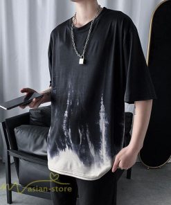 Tシャツ | カットソー メンズ 半袖 ゆったり カジュアル 半袖トップス サマー 夏新作 クルーネック 絞り染め おしゃれ ストリート カッコウイイ コットン
