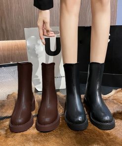 ショートブーツ | 太ヒール レディース