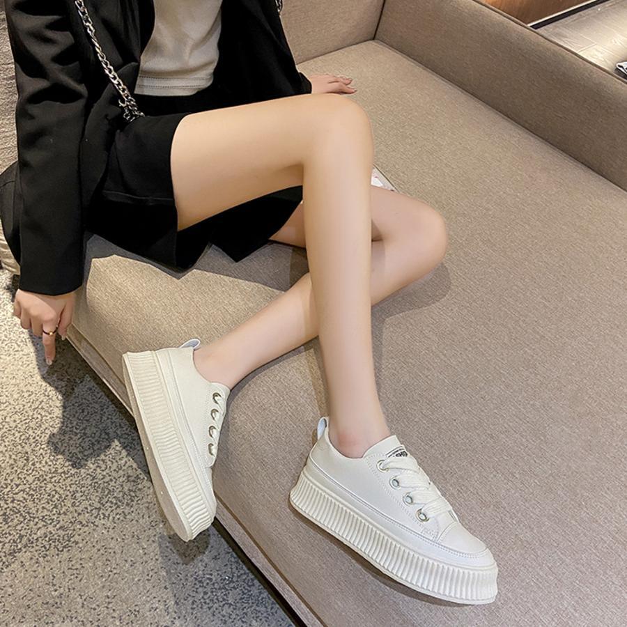 シューズ | 厚底スニーカー レディース ローカット靴