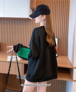 パーカー | トレーナー レディース プルオーバー クルーネック 長袖 トップス Tシャツ スウェット ゆったり 切り替え 大きいサイズ コットン 丸首 送料無料 おしゃれ 綿