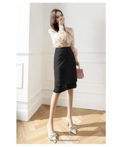 スカート | レディース ミモレ丈 ひざ丈 膝丈 レース タイトAライン キレイめ 着痩せ フェミニン 通勤 通学 20代 30代 40代 結婚式 秋服 50代 発表会