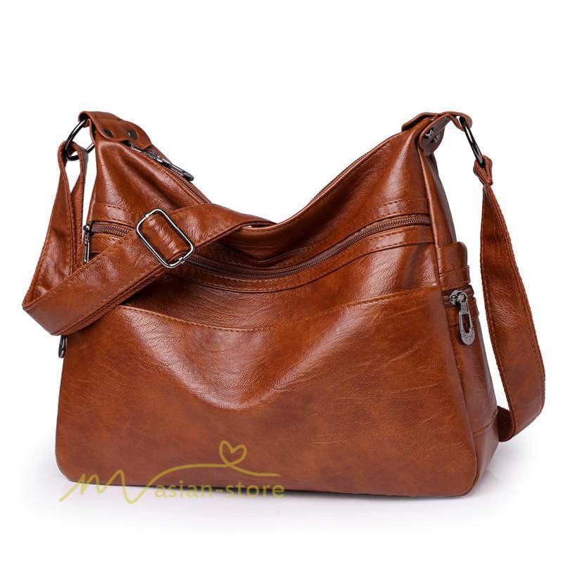 女性用バッグ | ショルダーバッグ レディース 大きめ 大容量 レザー かわいい 可愛い 軽量 斜めがけ 2way ショルダー おしゃれ トレンド ママ 上品 通学 通勤 斜めがけバッグ