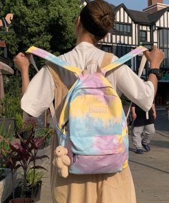 リュック | グラデーションカラー リュックサック レディース デイパック バックパック 大容量 アウトドア 可愛い バッグ