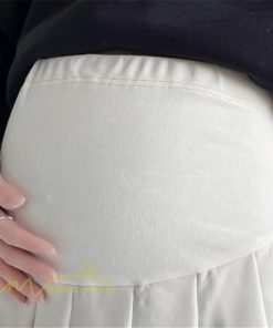 スカート | マタニティレディース ミニ夏 サマー マタニティウェア きれいめ プリーツ可愛い ママ おしゃれ 韓国風 無地 ウエスト調整 上品
