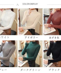 ニット・セーター | スリムフィット ニットウェア リブニット レースフリル襟 ニットソー レディース 長袖 ニットセーター ハイネック トップス