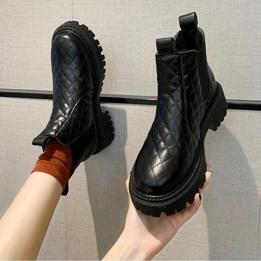 ショートブーツ | 韓国 サイドゴアブーツ ショート 暖かい