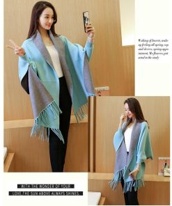 ポンチョ | 短納期レディース ストール コート カーディガン 肩掛け ビッグシルエット アウター おしゃれ タッセル 着痩せ シンプル カジュアル 体型カバー