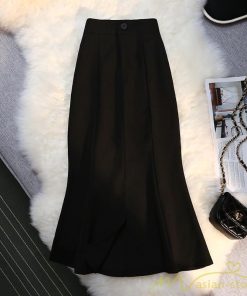 スカート | フレア ロング マーメイドマキシ丈 ロングスリット ハイウエスト Aラインレディース ボトムス 新作 きれいめ 上品