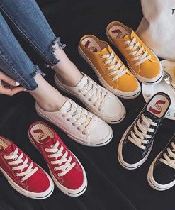 シューズ | スニーカー キャンバス 歩きやすい スリッポン かかとなし ローカット レディース スニーカー 春夏 美脚 スニーカー