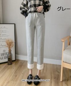 チノ・テーパード・ジョガー・スキニーパン | パンツ レディースパンツ レディース 9分丈 カジュアル 裏起毛 シンプル ゆったり リラックス トレンド かわいい おしゃれ お出かけ デイリー  楽ちん デート