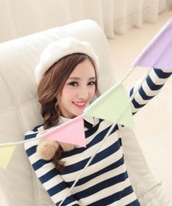 ベレー帽 | ベレー帽ニット/レディース帽子秋冬帽子レディースベレー帽全14色イエロー