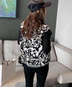 ベスト | ニットVネック レディース 秋冬