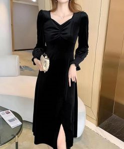 ワンピース | ベロアスプリット レディース