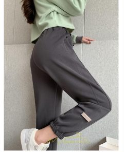 チノ・テーパード・ジョガー・スキニーパン | スウェットパンツ レディース ロングパンツ 長ズボン ボトムス ジョガーパンツ ウエストゴム 10代20代30代40代 部屋着 ルームウエア 刺繍 スウェット