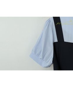 マキシ | プリーツワンピース ワンピース 半袖 レディース お呼ばれ 二次会 ミモレ丈 ゆったり 夏 リゾート 切り替え 体型カバー エレガント レイヤード 重ね着風