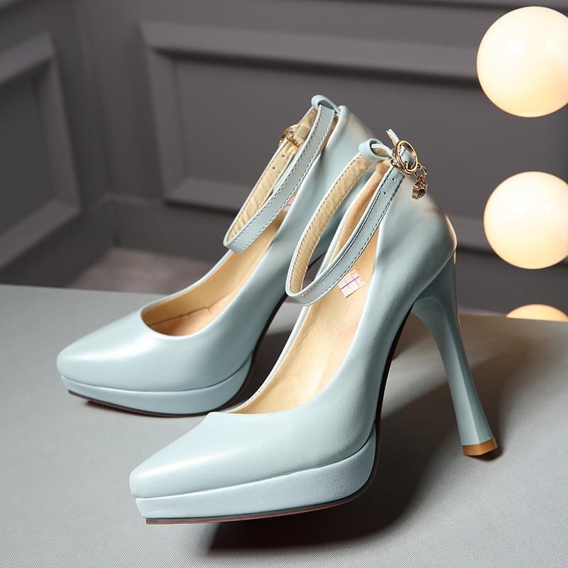 パンプス | ハイヒール シューズ ポインテッドトゥ ヒール 大きいサイズ レディース 走れる 細ヒール アンクルストラップ 宴会 歩きやすい ストラップ