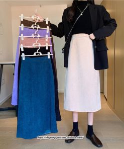 スカート | ロング丈 ロング秋冬 あったか カジュアル Aライン スリット キレイめ 着痩せ 2022新作 通勤 40代 50代　 30代 20代 通学