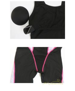 送料無料セール | 水着 レディース 体型カバー スポーツ スイムウェア フィットネス 水着 袖なし パット付き ワンピース水着 ひざ丈 防水速乾性 練習用 水泳 スイミング 女性