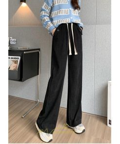 チノ・テーパード・ジョガー・スキニーパン | ワイドパンツ レディース 冬 秋 黒 きれいめ ワイドパンツルック ボトムス ウエストゴム  10代20代30代40代50代 着痩せ カジュアル ゆったり 体型カバー