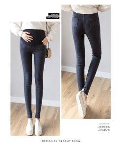 マタニティ | レギンス デニム パンツ ズボン おしゃれ 妊婦服 ジーンズ スキニーデニム ストレッチ ジーパン 妊婦 妊娠 脚長 中期 美脚 産後 初期 トレンド
