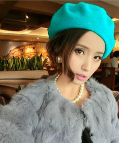 ベレー帽 | ベレー帽ニット/レディース帽子秋冬帽子レディースベレー帽全14色イエロー