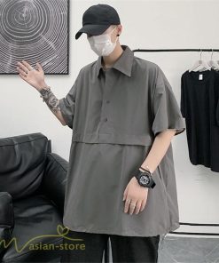 Tシャツ | シャツ ポロシャツ メンズ 夏新作 プルオーバー 無地 半袖 ゆったり トップス ポロ 薄手 大きいサイズ 日常感 体型カバー サマー着痩せ 2XL