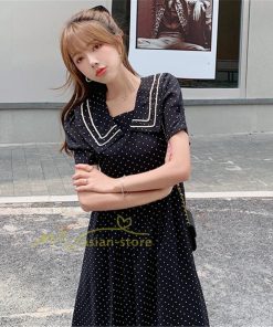 マキシ | ワンピース レディース 40代 半袖ワンピース 春夏 きれいめ マキシ丈ワンピース ドット柄 黒 着痩せ 体型カバー 30代 カジュアル 50代 上品 お出かけ アウター