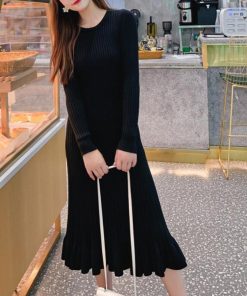 ワンピース | ニットマーメイドフリルワンピ