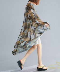 カーディガン | レディース 夏 ロングロングアウター UVカット 紫外線 冷房対策 夏ロング 羽織 前開き 大きいサイズ 体型カバー