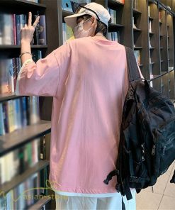 Tシャツ | メンズ 夏物 半袖 五分袖 フェイク レイヤード 重ね着風 無地 おしゃれ プルオーバー オーバーサイズ カジュアル 30代 20代 40代 ゆったり 男性着