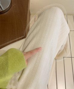 ワイドパンツ | レディース韓国ニットパンツ